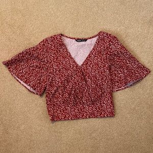 Never worn shein red top